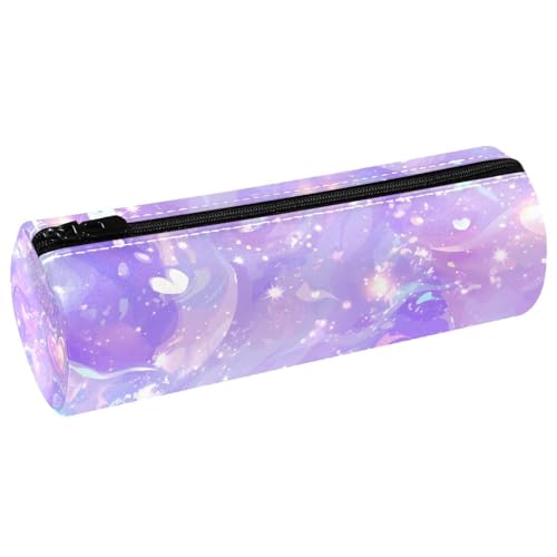 EJFICAHG Stiftetasche Lila Galaxie Himmel Federmäppchen Schreibwarenetui Stifteetui Kosmetiktasche Kosmetiktasche Kosmetiktasche von EJFICAHG