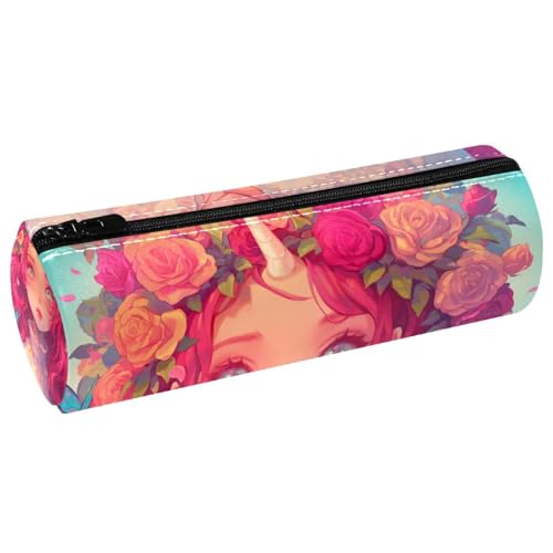 EJFICAHG Stiftetasche Mädchen Schmetterlinge Blumen Blüte Federmäppchen Schreibwarenetui Stifteetui Kosmetiktasche Kosmetiktasche Kosmetiktasche von EJFICAHG