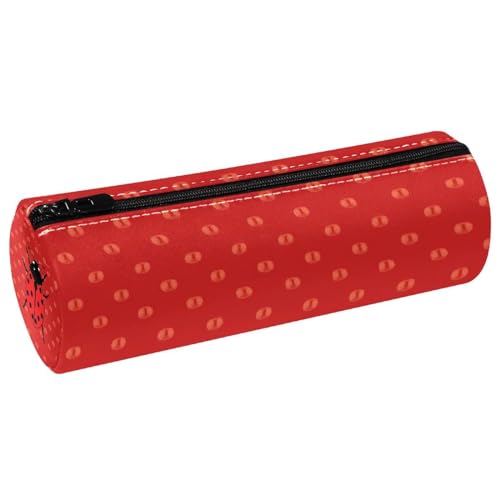 EJFICAHG Stiftetasche Marienkäfer Polka Dots Federmäppchen Schreibwarenetui Stifteetui Kosmetiktasche Kosmetiktasche Kosmetiktasche von EJFICAHG