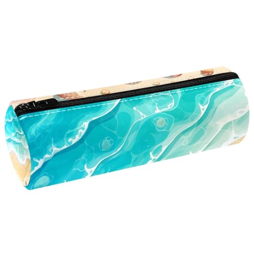 EJFICAHG Stiftetasche Meeresküste Federmäppchen Schreibwarenetui Stifteetui Kosmetiktasche Kosmetiktasche Kosmetiktasche von EJFICAHG