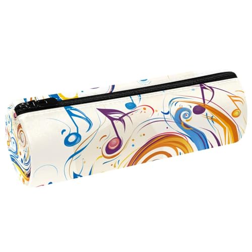 EJFICAHG Stiftetasche Musiknoten Farben Federmäppchen Schreibwarenetui Stifteetui Kosmetiktasche Kosmetiktasche Kosmetiktasche von EJFICAHG