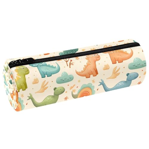 EJFICAHG Stiftetasche Niedliche Dinosaurier-Muster Federmäppchen Schreibwarenetui Stifteetui Kosmetiktasche Kosmetiktasche Kosmetiktasche von EJFICAHG