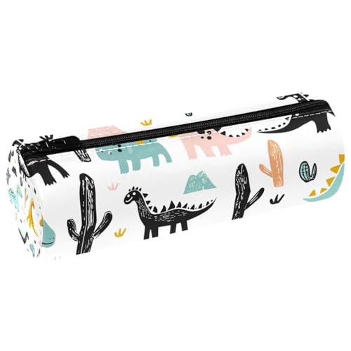 EJFICAHG Stiftetasche Niedliche Dinosaurier Muster Federmäppchen Schreibwarenetui Stifteetui Kosmetiktasche Kosmetiktasche Kosmetiktasche von EJFICAHG