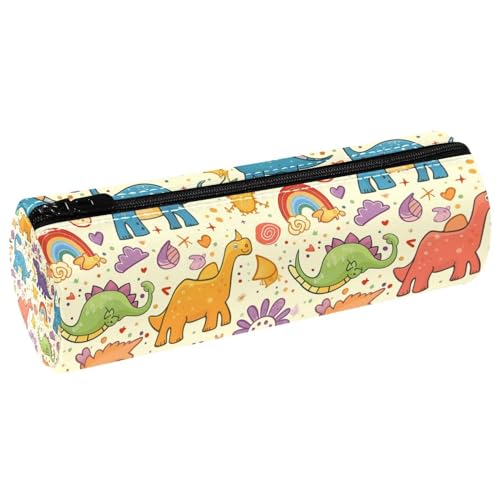 EJFICAHG Stiftetasche Niedliche Dinosaurier Muster Federmäppchen Schreibwarenetui Stifteetui Kosmetiktasche Kosmetiktasche Kosmetiktasche von EJFICAHG