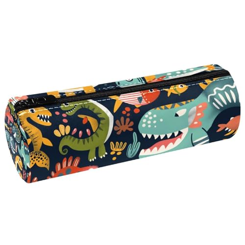 EJFICAHG Stiftetasche Niedliche Dinosaurier Muster Federmäppchen Schreibwarenetui Stifteetui Kosmetiktasche Kosmetiktasche Kosmetiktasche von EJFICAHG