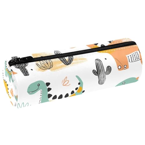 EJFICAHG Stiftetasche Niedliche Dinosaurier Muster Federmäppchen Schreibwarenetui Stifteetui Kosmetiktasche Kosmetiktasche Kosmetiktasche von EJFICAHG