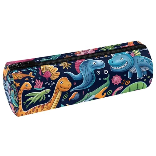 EJFICAHG Stiftetasche Niedliche Dinosaurier Muster Federmäppchen Schreibwarenetui Stifteetui Kosmetiktasche Kosmetiktasche Kosmetiktasche von EJFICAHG