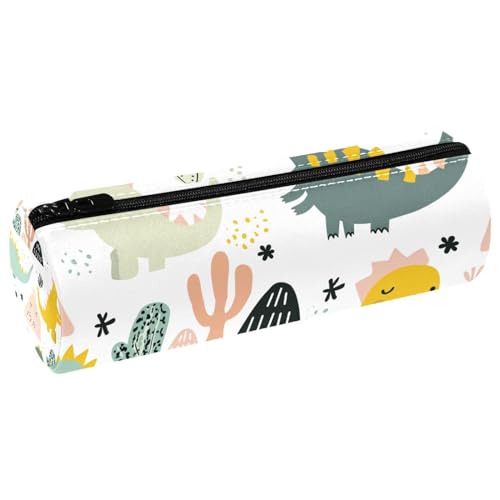 EJFICAHG Stiftetasche Niedliche Dinosaurier Muster Federmäppchen Schreibwarenetui Stifteetui Kosmetiktasche Kosmetiktasche Kosmetiktasche von EJFICAHG