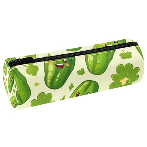 EJFICAHG Stiftetasche Niedliche Gurkenmuster Federmäppchen Schreibwarenetui Stifteetui Kosmetiktasche Kosmetiktasche Kosmetiktasche von EJFICAHG