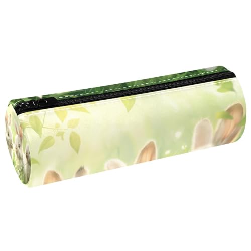 EJFICAHG Stiftetasche Niedliche Kaninchen Ostern Hase Gras Federmäppchen Schreibwarenetui Stifteetui Kosmetiktasche Kosmetiktasche Kosmetiktasche von EJFICAHG