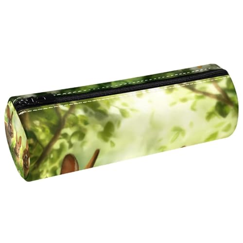 EJFICAHG Stiftetasche Niedliche Kaninchen Ostern Hase Gras Federmäppchen Schreibwarenetui Stifteetui Kosmetiktasche Kosmetiktasche Kosmetiktasche von EJFICAHG