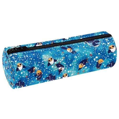 EJFICAHG Stiftetasche Niedliche Pinguine Muster Federmäppchen Schreibwarenetui Stifteetui Kosmetiktasche Kosmetiktasche Kosmetiktasche von EJFICAHG