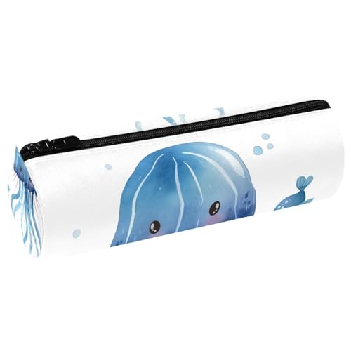 EJFICAHG Stiftetasche Niedliche Qualle Federmäppchen Schreibwarenetui Stifteetui Kosmetiktasche Kosmetiktasche Kosmetiktasche von EJFICAHG