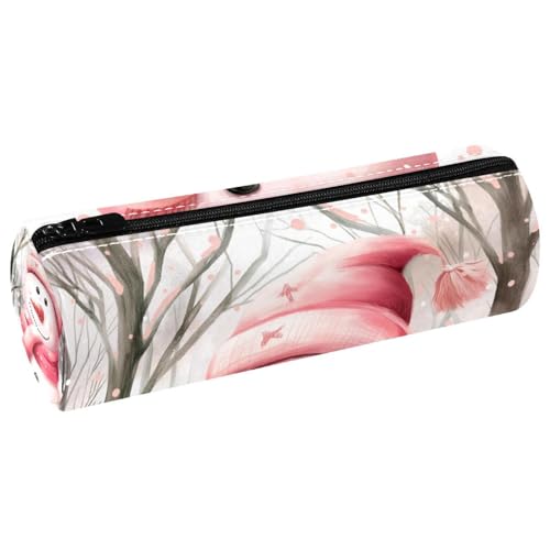 EJFICAHG Stiftetasche Niedliche Schneemann Weihnachten Schnee Federmäppchen Schreibwarenetui Stifteetui Kosmetiktasche Kosmetiktasche Kosmetiktasche von EJFICAHG