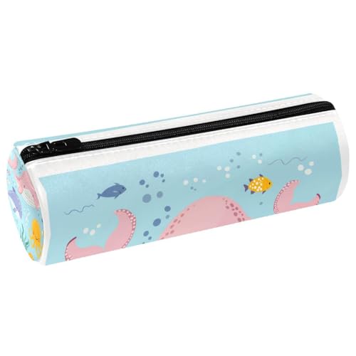 EJFICAHG Stiftetasche Niedlicher Delfinfisch Federmäppchen Schreibwarenetui Stifteetui Kosmetiktasche Kosmetiktasche Kosmetiktasche von EJFICAHG