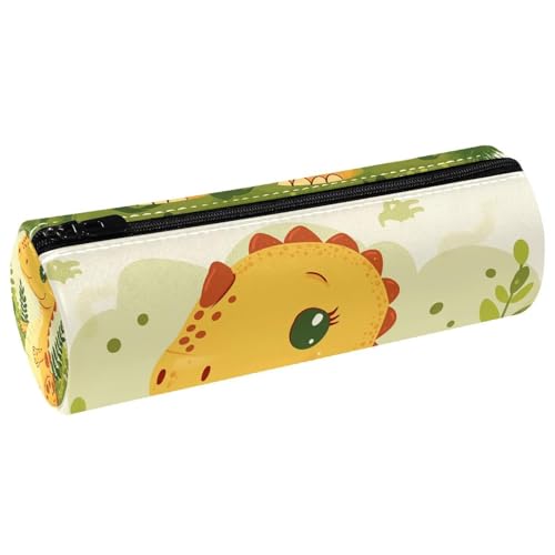 EJFICAHG Stiftetasche Niedlicher Dinosaurier Cartoon Federmäppchen Schreibwarenetui Stifteetui Kosmetiktasche Kosmetiktasche Kosmetiktasche von EJFICAHG