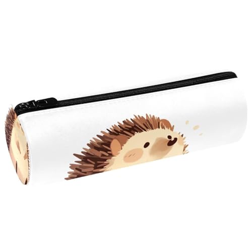 EJFICAHG Stiftetasche Niedlicher Igel Tier Federmäppchen Schreibwarenetui Stifteetui Kosmetiktasche Kosmetiktasche Kosmetiktasche von EJFICAHG