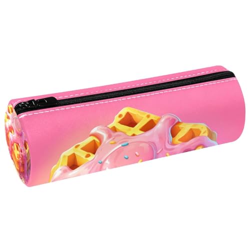 EJFICAHG Stiftetasche Rosa Kuchen Dessert Federmäppchen Schreibwarenetui Stifteetui Kosmetiktasche Kosmetiktasche Kosmetiktasche von EJFICAHG