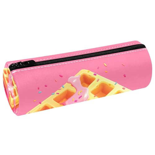 EJFICAHG Stiftetasche Rosa Kuchen Dessert Federmäppchen Schreibwarenetui Stifteetui Kosmetiktasche Kosmetiktasche Kosmetiktasche von EJFICAHG