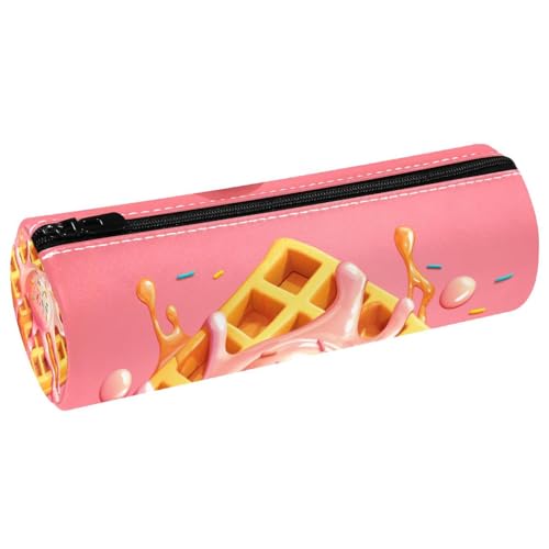 EJFICAHG Stiftetasche Rosa Kuchen Dessert Federmäppchen Schreibwarenetui Stifteetui Kosmetiktasche Kosmetiktasche Kosmetiktasche von EJFICAHG