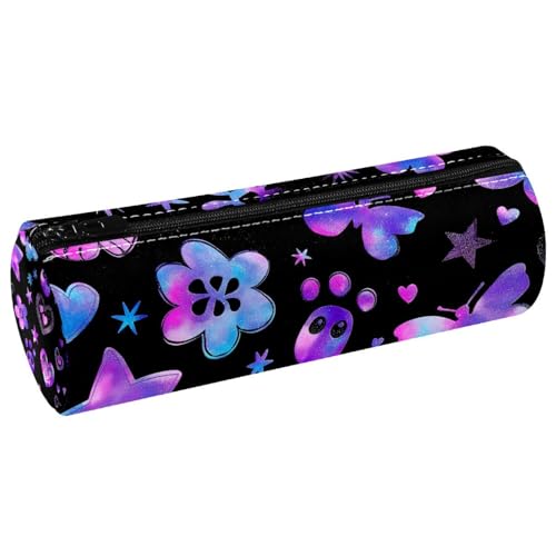 EJFICAHG Stiftetasche Sterne Und Herzen Galaxie Muster Federmäppchen Schreibwarenetui Stifteetui Kosmetiktasche Kosmetiktasche Kosmetiktasche von EJFICAHG
