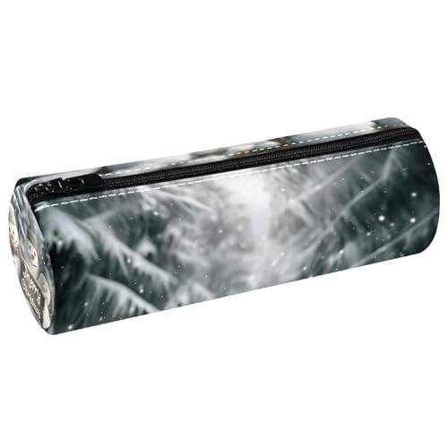 EJFICAHG Stiftetasche Süßer Schneemann Frohe Weihnachten Federmäppchen Schreibwarenetui Stifteetui Kosmetiktasche Kosmetiktasche Kosmetiktasche von EJFICAHG