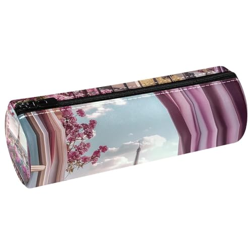 EJFICAHG Stiftetasche Verträumte Landschaft Eiffel-Handtuch Federmäppchen Schreibwarenetui Stifteetui Kosmetiktasche Kosmetiktasche Kosmetiktasche von EJFICAHG