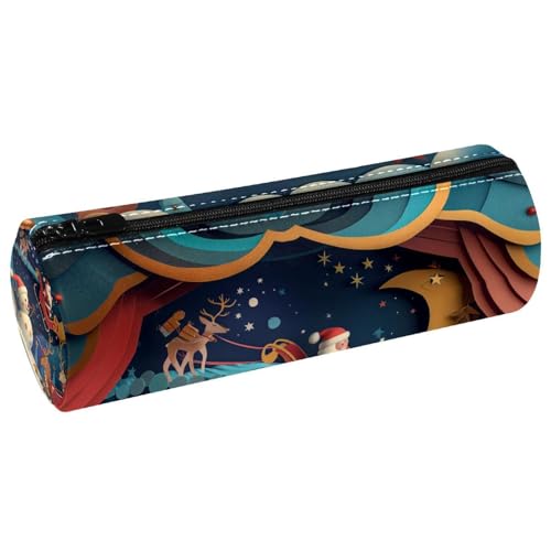 EJFICAHG Stiftetasche Weihnachten Llandschaft Federmäppchen Schreibwarenetui Stifteetui Kosmetiktasche Kosmetiktasche Kosmetiktasche von EJFICAHG