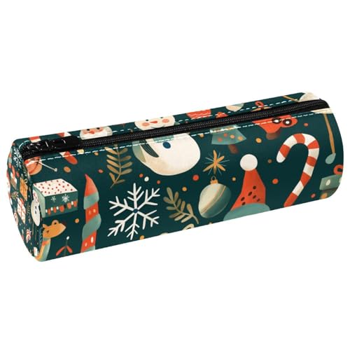 EJFICAHG Stiftetasche Weihnachten Schneemann Geschenkvorlagen Federmäppchen Schreibwarenetui Stifteetui Kosmetiktasche Kosmetiktasche Kosmetiktasche von EJFICAHG