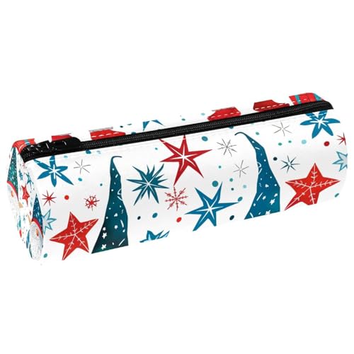 EJFICAHG Stiftetasche Weihnachten Sterne Hintergrund Federmäppchen Schreibwarenetui Stifteetui Kosmetiktasche Kosmetiktasche Kosmetiktasche von EJFICAHG