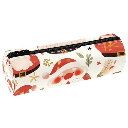 EJFICAHG Stiftetasche Weihnachten Weihnachtsmann Muster Federmäppchen Schreibwarenetui Stifteetui Kosmetiktasche Kosmetiktasche Kosmetiktasche von EJFICAHG