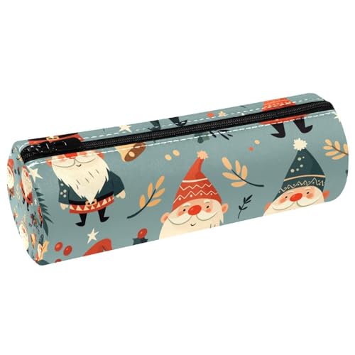 EJFICAHG Stiftetasche Weihnachten Weihnachtsmann Muster Federmäppchen Schreibwarenetui Stifteetui Kosmetiktasche Kosmetiktasche Kosmetiktasche von EJFICAHG