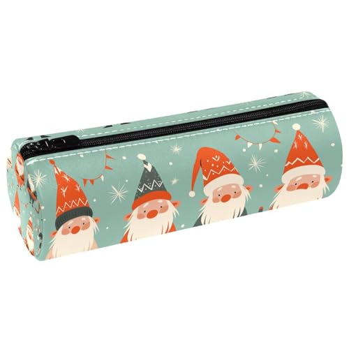 EJFICAHG Stiftetasche Weihnachten Weihnachtsmann Muster Federmäppchen Schreibwarenetui Stifteetui Kosmetiktasche Kosmetiktasche Kosmetiktasche von EJFICAHG