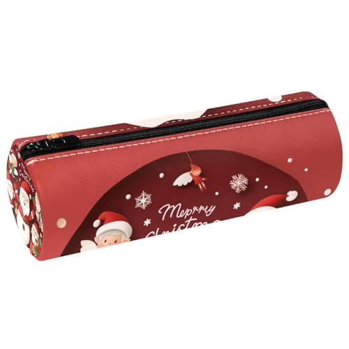 EJFICAHG Stiftetasche Weihnachten Weihnachtsmann Niedlicher Schneemann Federmäppchen Schreibwarenetui Stifteetui Kosmetiktasche Kosmetiktasche Kosmetiktasche von EJFICAHG
