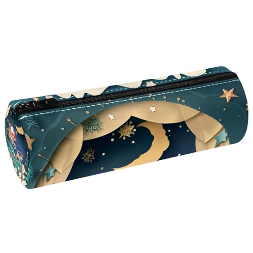 EJFICAHG Stiftetasche Weihnachts-Landschaft Federmäppchen Schreibwarenetui Stifteetui Kosmetiktasche Kosmetiktasche Kosmetiktasche von EJFICAHG
