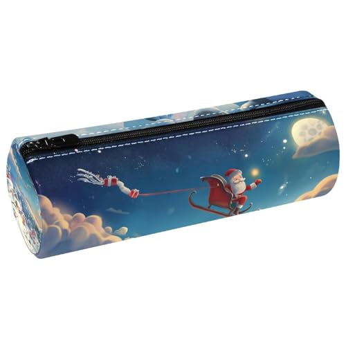 EJFICAHG Stiftetasche Weihnachts-Landschaft Federmäppchen Schreibwarenetui Stifteetui Kosmetiktasche Kosmetiktasche Kosmetiktasche von EJFICAHG