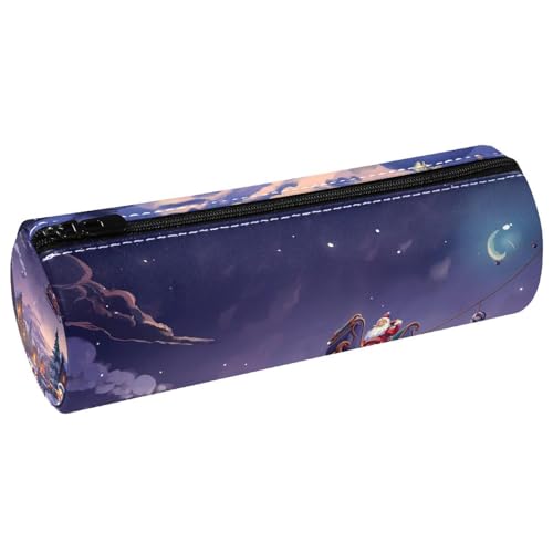 EJFICAHG Stiftetasche Weihnachts-Landschaft Federmäppchen Schreibwarenetui Stifteetui Kosmetiktasche Kosmetiktasche Kosmetiktasche von EJFICAHG