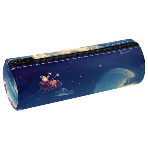 EJFICAHG Stiftetasche Weihnachts-Landschaft Federmäppchen Schreibwarenetui Stifteetui Kosmetiktasche Kosmetiktasche Kosmetiktasche von EJFICAHG