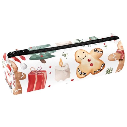 EJFICAHG Stiftetasche Weihnachts-Muster Federmäppchen Schreibwarenetui Stifteetui Kosmetiktasche Kosmetiktasche Kosmetiktasche von EJFICAHG