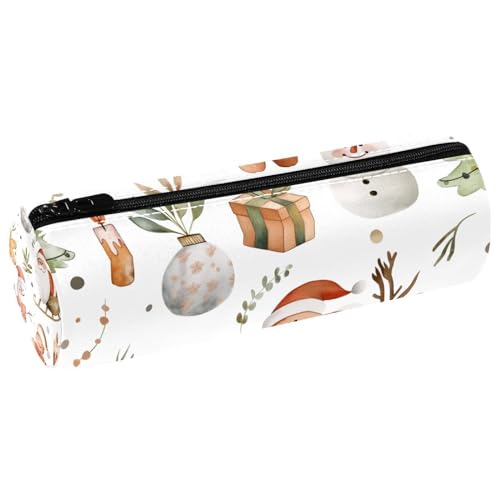 EJFICAHG Stiftetasche Weihnachts-Muster Federmäppchen Schreibwarenetui Stifteetui Kosmetiktasche Kosmetiktasche Kosmetiktasche von EJFICAHG