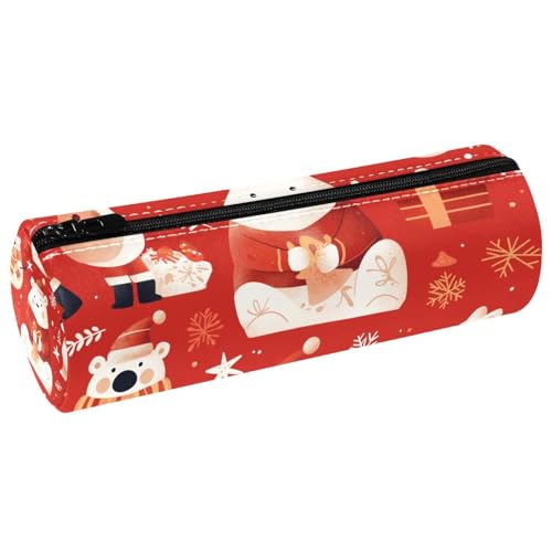 EJFICAHG Stiftetasche Weihnachts-Muster Federmäppchen Schreibwarenetui Stifteetui Kosmetiktasche Kosmetiktasche Kosmetiktasche von EJFICAHG