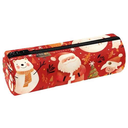 EJFICAHG Stiftetasche Weihnachts-Muster Federmäppchen Schreibwarenetui Stifteetui Kosmetiktasche Kosmetiktasche Kosmetiktasche von EJFICAHG
