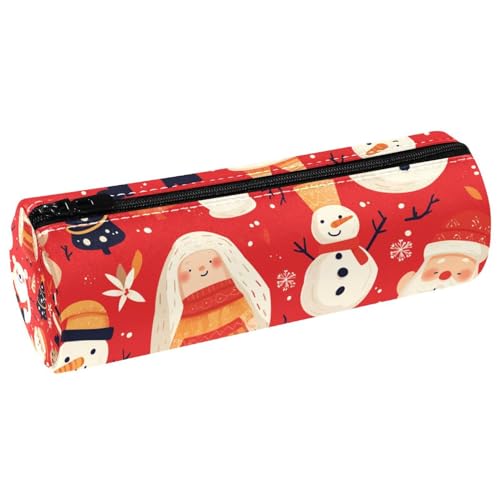 EJFICAHG Stiftetasche Weihnachts-Muster Federmäppchen Schreibwarenetui Stifteetui Kosmetiktasche Kosmetiktasche Kosmetiktasche von EJFICAHG