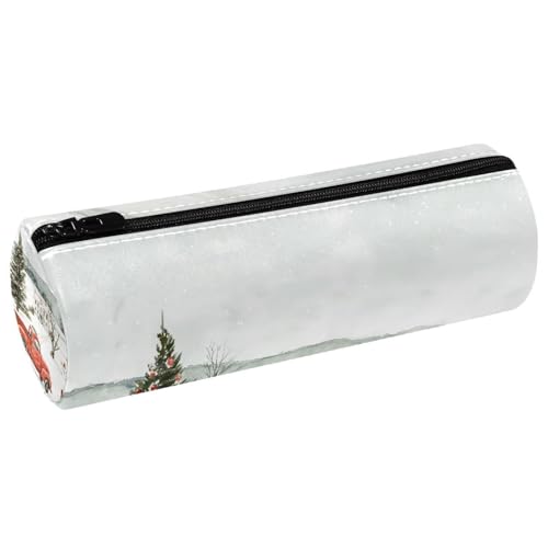 EJFICAHG Stiftetasche Weihnachts-Winter-LKW-Landschaft Federmäppchen Schreibwarenetui Stifteetui Kosmetiktasche Kosmetiktasche Kosmetiktasche von EJFICAHG