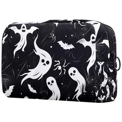 Kosmetiktaschen Für Frauen Gespenster Fledermäuse Patterns Schminkkoffer Reisetasche Kosmetiktasche Organizer von EJFICAHG