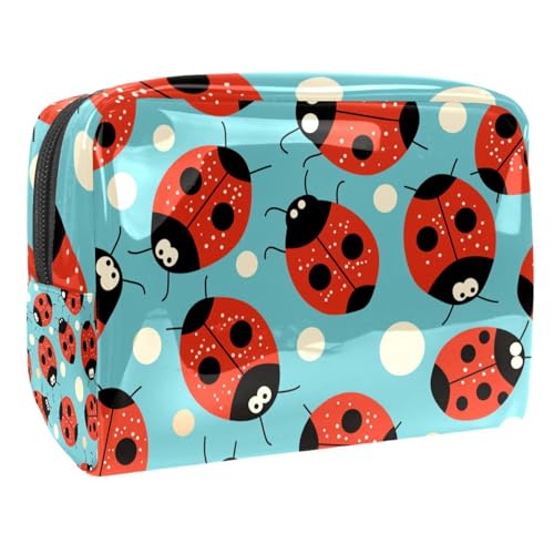 Kosmetiktaschen Für Frauen Leuchtturm Und Buch Schminkkoffer Reisetasche Kosmetiktasche Organizer 18.5x7.5x13cm von EJFICAHG