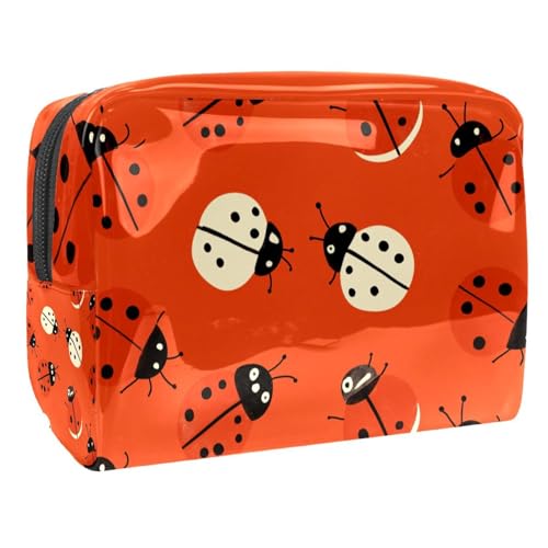 Kosmetiktaschen Für Frauen Leuchtturm Und Buch Schminkkoffer Reisetasche Kosmetiktasche Organizer 18.5x7.5x13cm von EJFICAHG