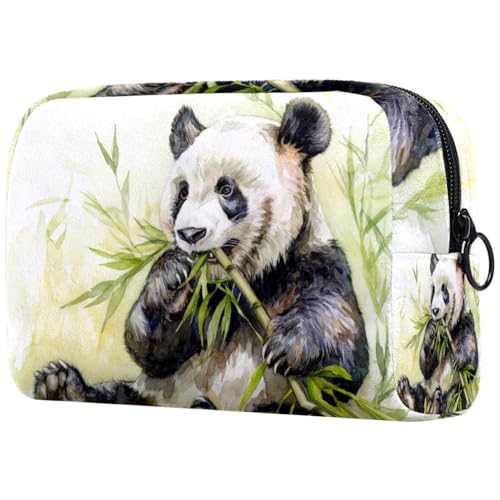 Kosmetiktaschen Für Frauen Panda Schminkkoffer Reisetasche Kosmetiktasche Organizer von EJFICAHG