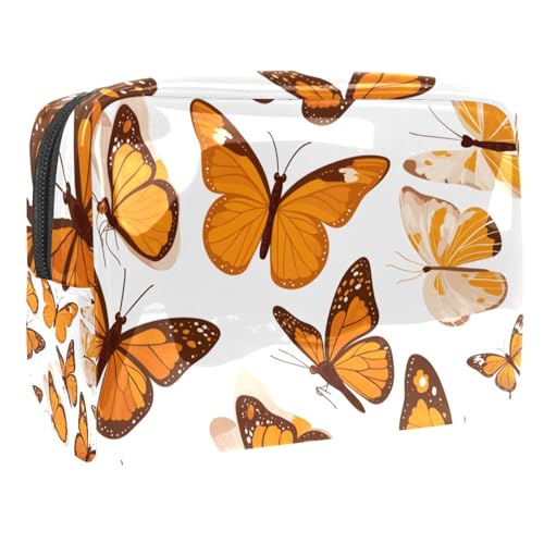 Kosmetiktaschen Für Frauen Rosa Kuchen Dessert Schminkkoffer Reisetasche Kosmetiktasche Organizer 18.5x7.5x13cm von EJFICAHG