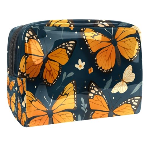 Kosmetiktaschen Für Frauen Rosa Kuchen Dessert Schminkkoffer Reisetasche Kosmetiktasche Organizer 18.5x7.5x13cm von EJFICAHG